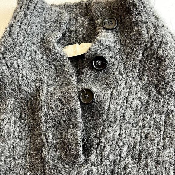 Everlane Alpaca Wool Blend Henley Sweater Gray Pullover Women S (Shrunk/XS Fit) - Picture 10 of 10